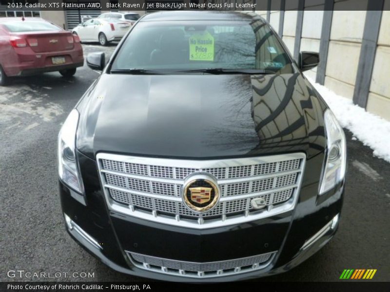 Black Raven / Jet Black/Light Wheat Opus Full Leather 2013 Cadillac XTS Platinum AWD
