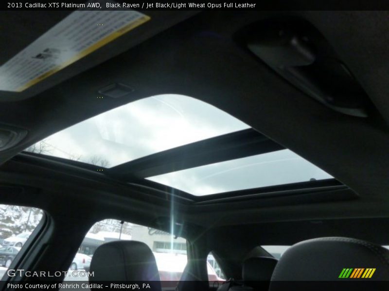 Black Raven / Jet Black/Light Wheat Opus Full Leather 2013 Cadillac XTS Platinum AWD