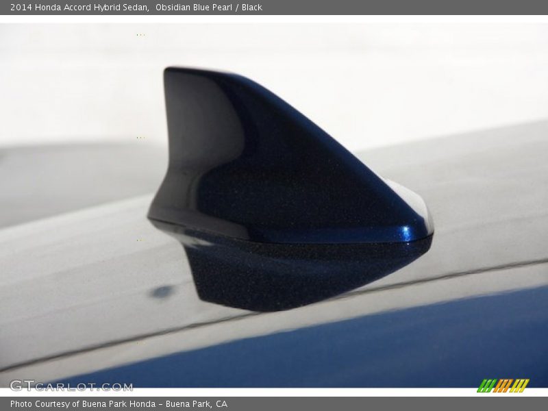 Obsidian Blue Pearl / Black 2014 Honda Accord Hybrid Sedan