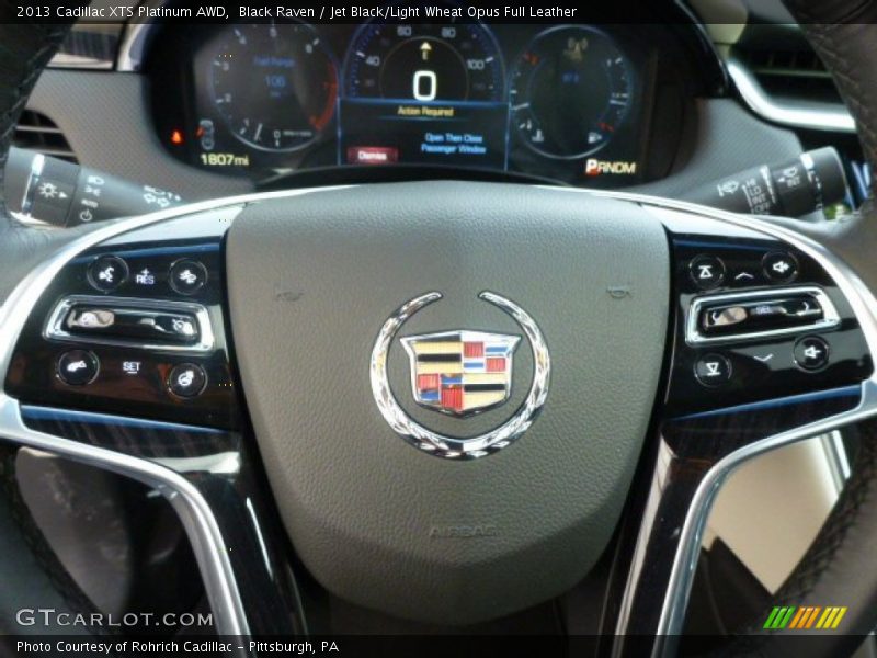Black Raven / Jet Black/Light Wheat Opus Full Leather 2013 Cadillac XTS Platinum AWD