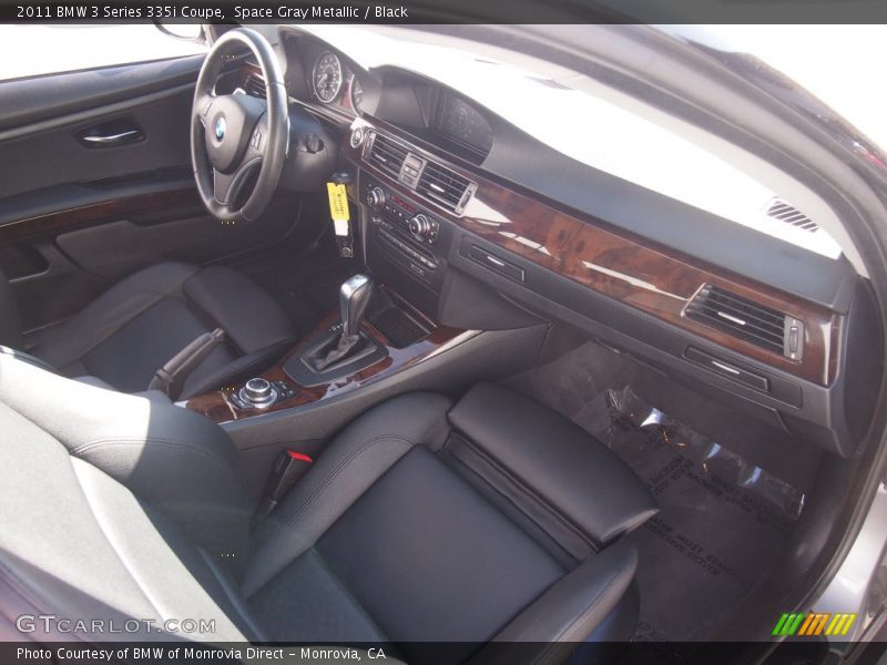 Space Gray Metallic / Black 2011 BMW 3 Series 335i Coupe