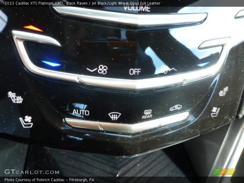 Black Raven / Jet Black/Light Wheat Opus Full Leather 2013 Cadillac XTS Platinum AWD