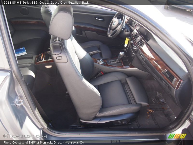 Space Gray Metallic / Black 2011 BMW 3 Series 335i Coupe