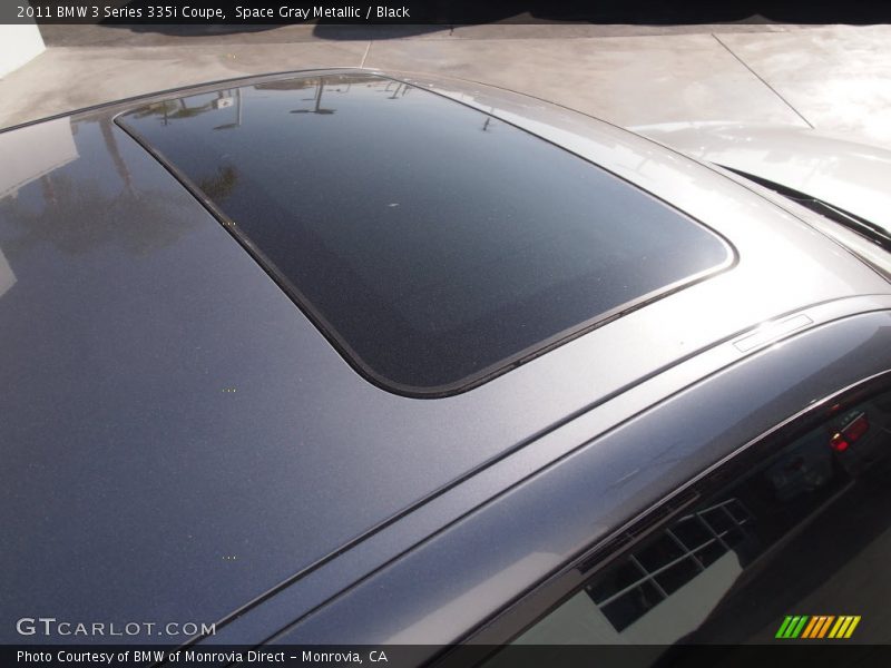 Space Gray Metallic / Black 2011 BMW 3 Series 335i Coupe