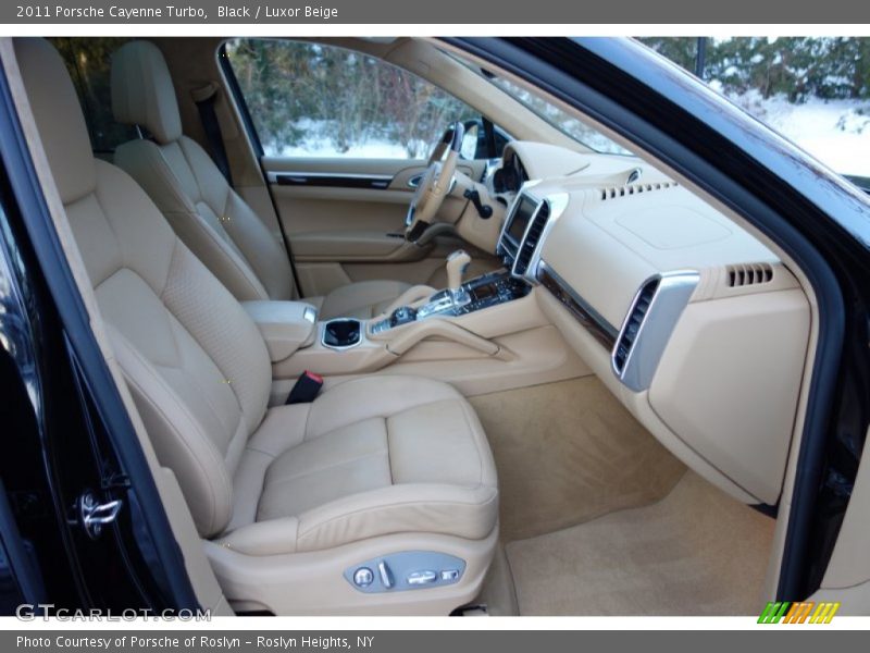 Black / Luxor Beige 2011 Porsche Cayenne Turbo