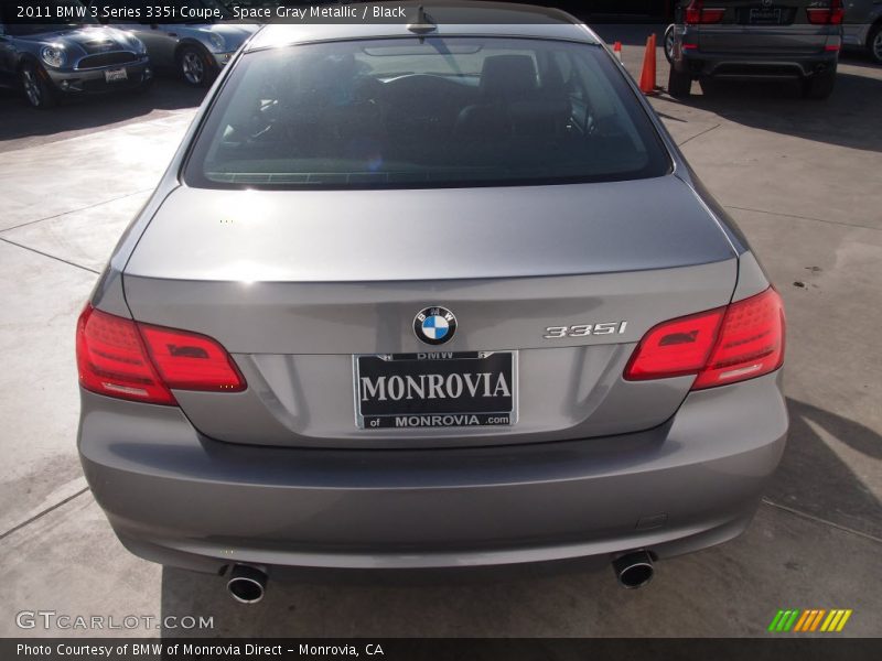 Space Gray Metallic / Black 2011 BMW 3 Series 335i Coupe