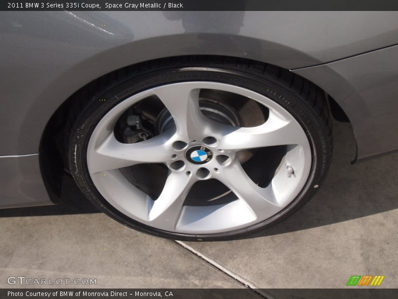 Space Gray Metallic / Black 2011 BMW 3 Series 335i Coupe