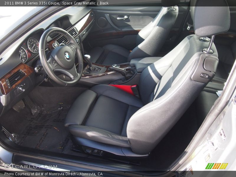 Space Gray Metallic / Black 2011 BMW 3 Series 335i Coupe