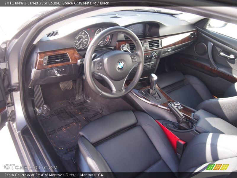 Space Gray Metallic / Black 2011 BMW 3 Series 335i Coupe