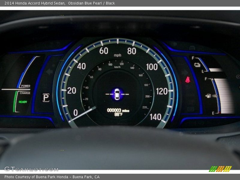  2014 Accord Hybrid Sedan Hybrid Sedan Gauges