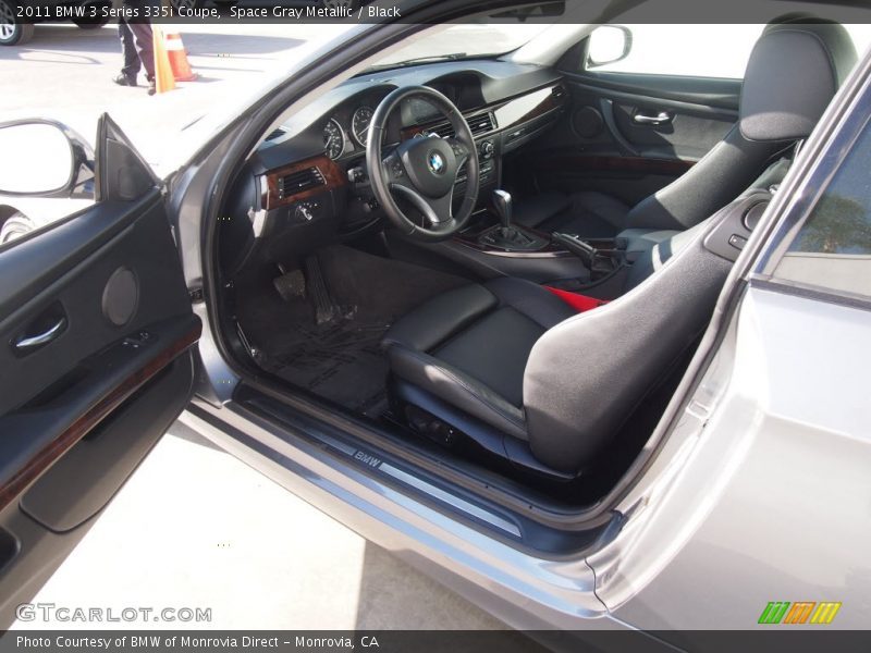 Space Gray Metallic / Black 2011 BMW 3 Series 335i Coupe