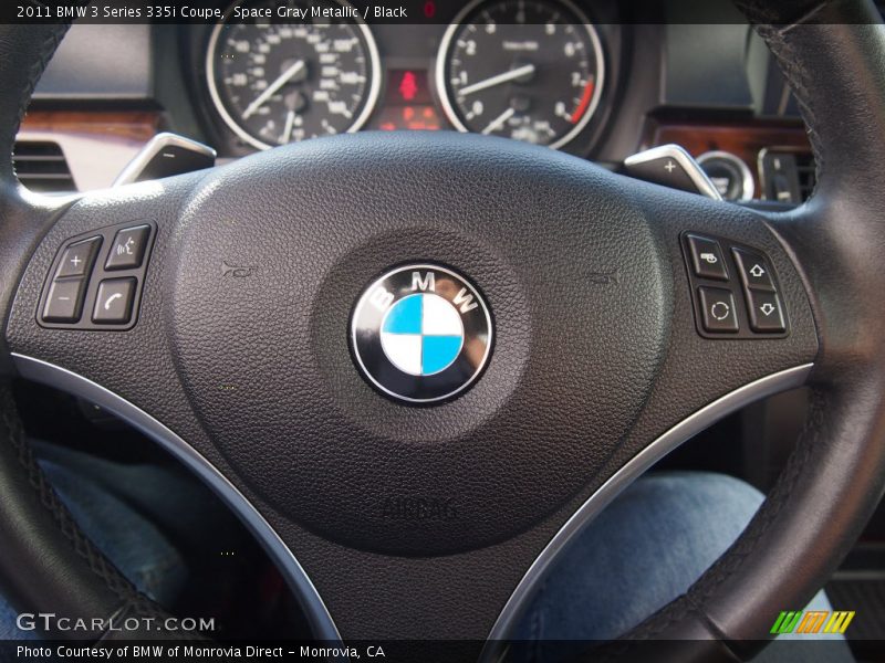 Space Gray Metallic / Black 2011 BMW 3 Series 335i Coupe