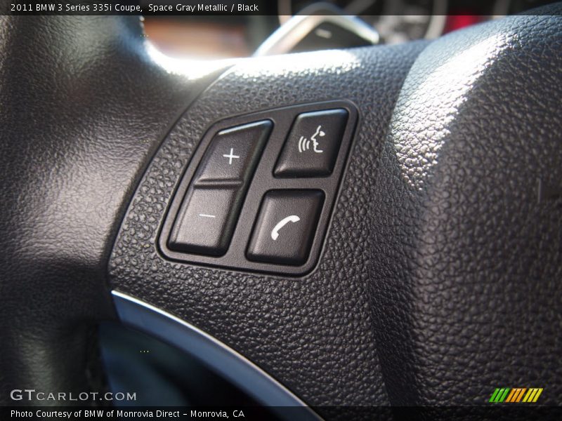 Space Gray Metallic / Black 2011 BMW 3 Series 335i Coupe