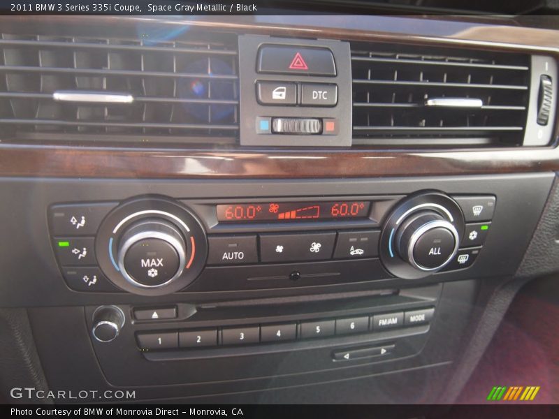 Space Gray Metallic / Black 2011 BMW 3 Series 335i Coupe