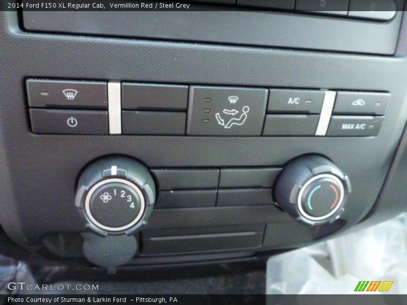 Controls of 2014 F150 XL Regular Cab