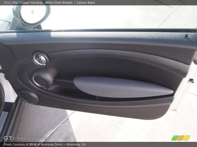 White Silver Metallic / Carbon Black 2011 Mini Cooper Hardtop