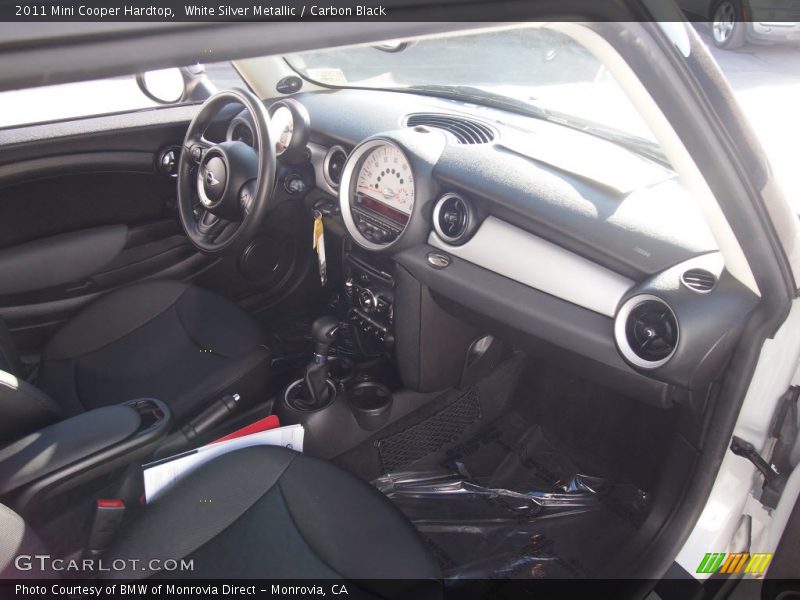 White Silver Metallic / Carbon Black 2011 Mini Cooper Hardtop