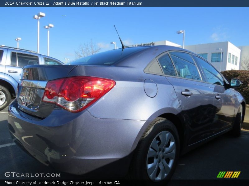 Atlantis Blue Metallic / Jet Black/Medium Titanium 2014 Chevrolet Cruze LS