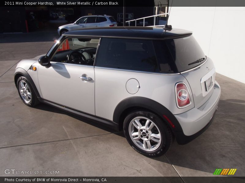 White Silver Metallic / Carbon Black 2011 Mini Cooper Hardtop