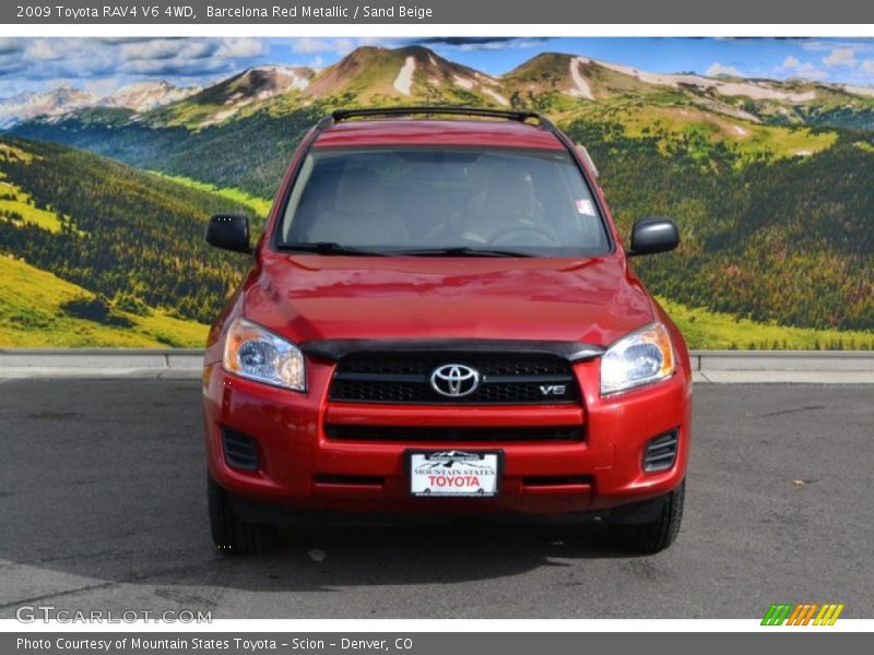Barcelona Red Metallic / Sand Beige 2009 Toyota RAV4 V6 4WD