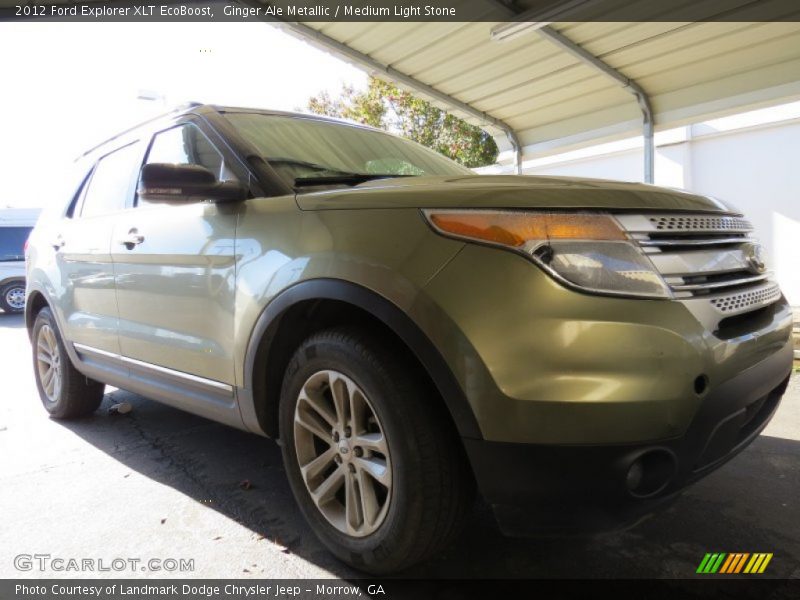 Ginger Ale Metallic / Medium Light Stone 2012 Ford Explorer XLT EcoBoost