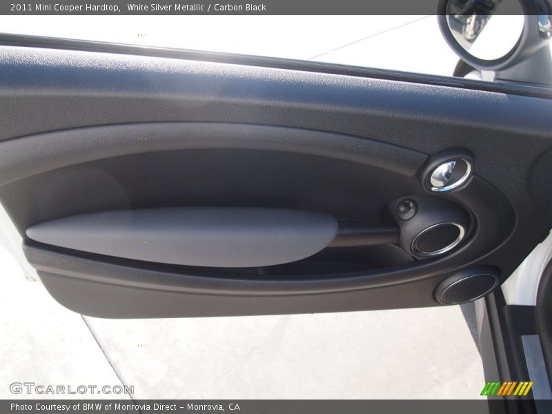 White Silver Metallic / Carbon Black 2011 Mini Cooper Hardtop