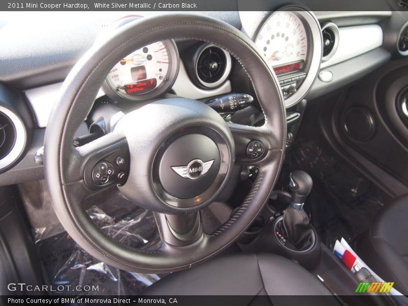 White Silver Metallic / Carbon Black 2011 Mini Cooper Hardtop