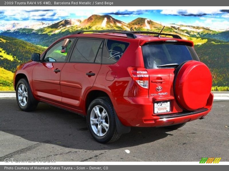 Barcelona Red Metallic / Sand Beige 2009 Toyota RAV4 V6 4WD
