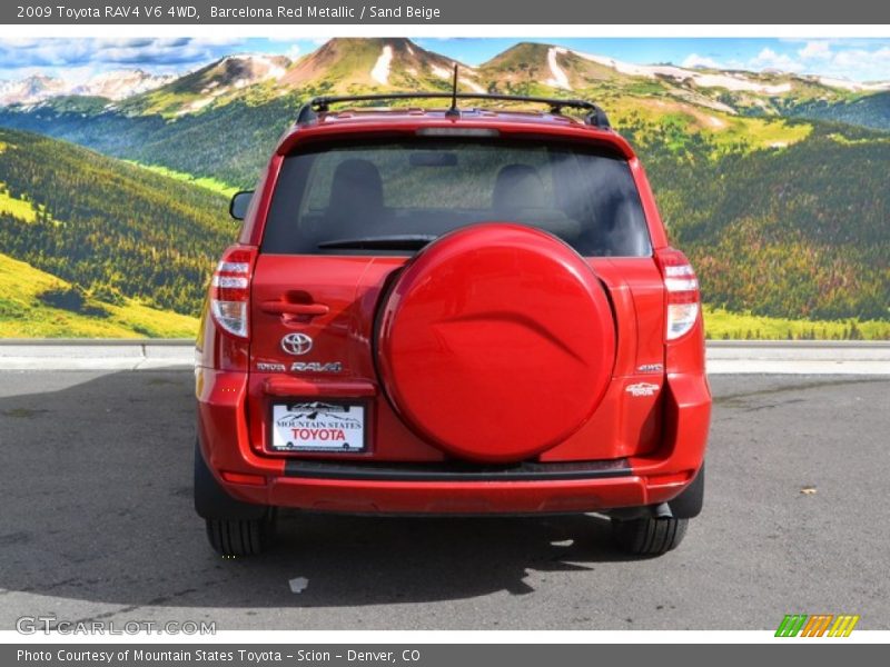 Barcelona Red Metallic / Sand Beige 2009 Toyota RAV4 V6 4WD