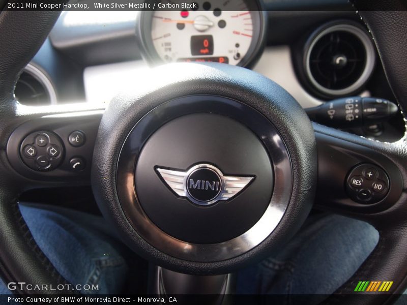 White Silver Metallic / Carbon Black 2011 Mini Cooper Hardtop