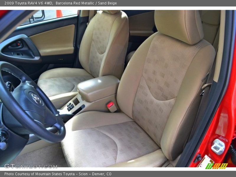 Barcelona Red Metallic / Sand Beige 2009 Toyota RAV4 V6 4WD