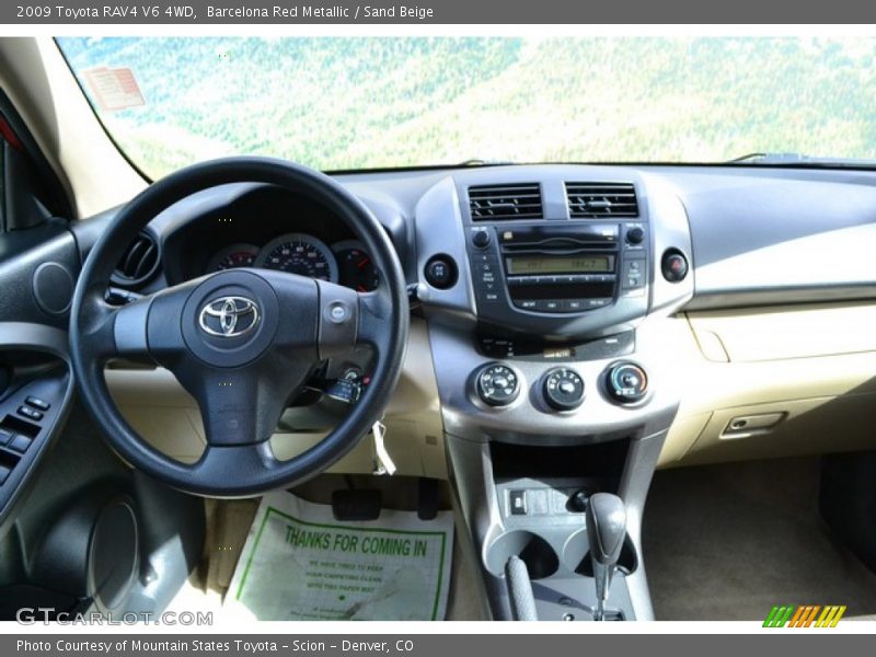 Barcelona Red Metallic / Sand Beige 2009 Toyota RAV4 V6 4WD