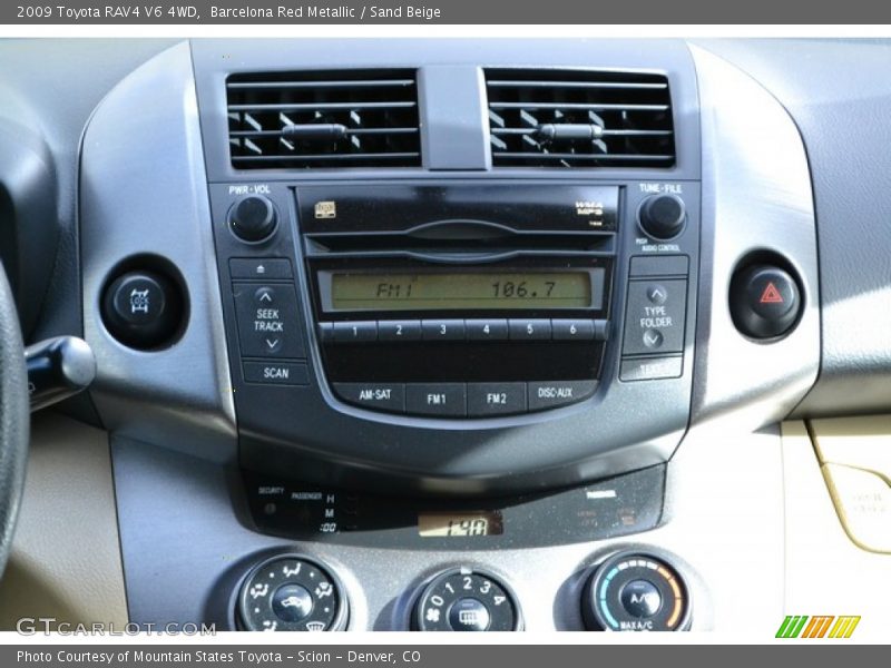 Barcelona Red Metallic / Sand Beige 2009 Toyota RAV4 V6 4WD