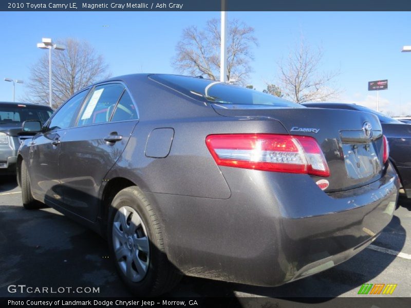 Magnetic Gray Metallic / Ash Gray 2010 Toyota Camry LE