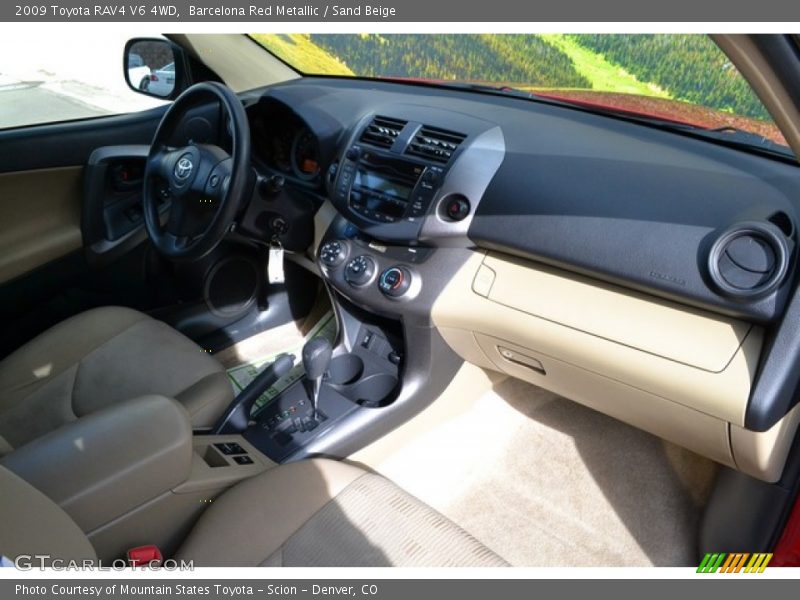 Barcelona Red Metallic / Sand Beige 2009 Toyota RAV4 V6 4WD
