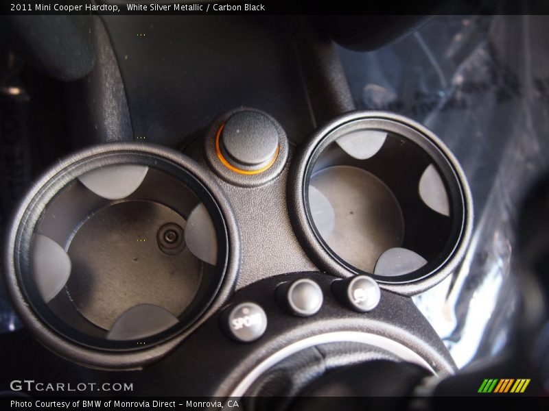 White Silver Metallic / Carbon Black 2011 Mini Cooper Hardtop