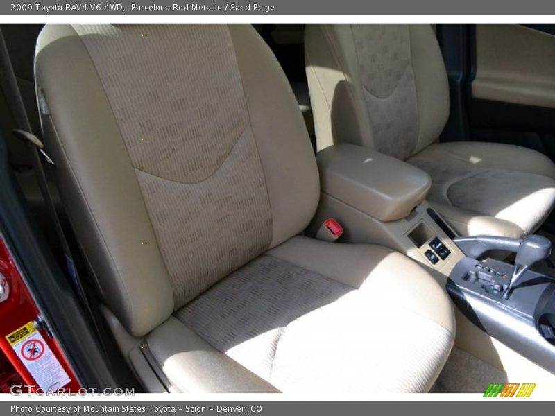 Barcelona Red Metallic / Sand Beige 2009 Toyota RAV4 V6 4WD