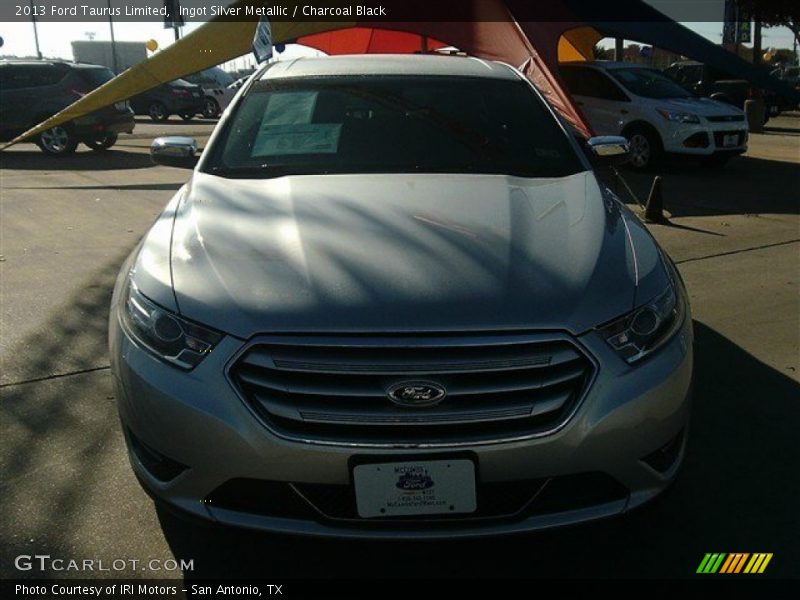 Ingot Silver Metallic / Charcoal Black 2013 Ford Taurus Limited
