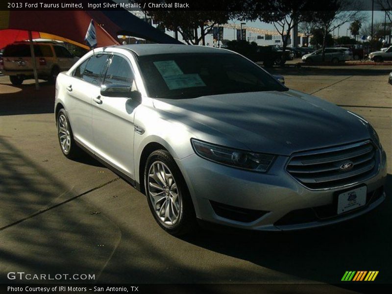 Ingot Silver Metallic / Charcoal Black 2013 Ford Taurus Limited