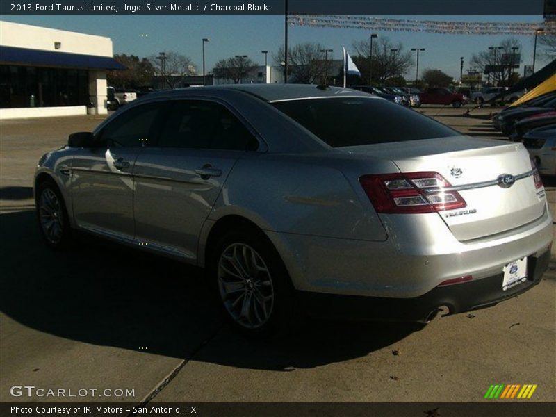 Ingot Silver Metallic / Charcoal Black 2013 Ford Taurus Limited