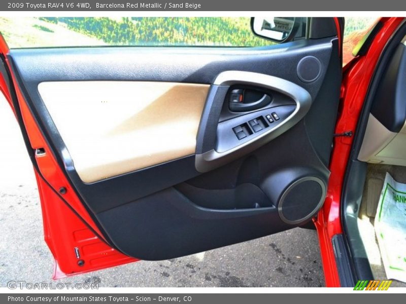 Barcelona Red Metallic / Sand Beige 2009 Toyota RAV4 V6 4WD