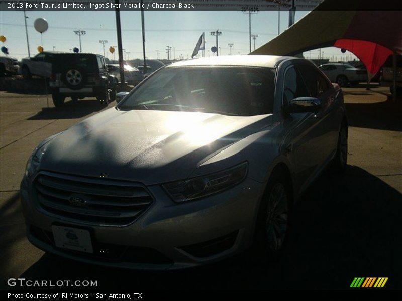 Ingot Silver Metallic / Charcoal Black 2013 Ford Taurus Limited