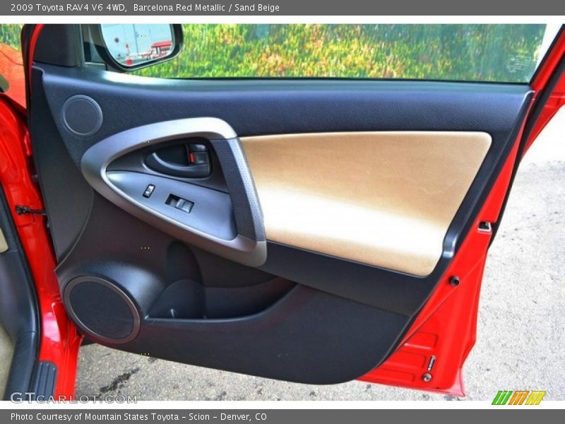Barcelona Red Metallic / Sand Beige 2009 Toyota RAV4 V6 4WD