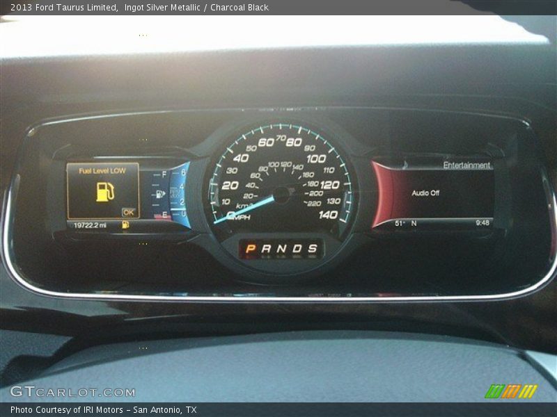 Ingot Silver Metallic / Charcoal Black 2013 Ford Taurus Limited