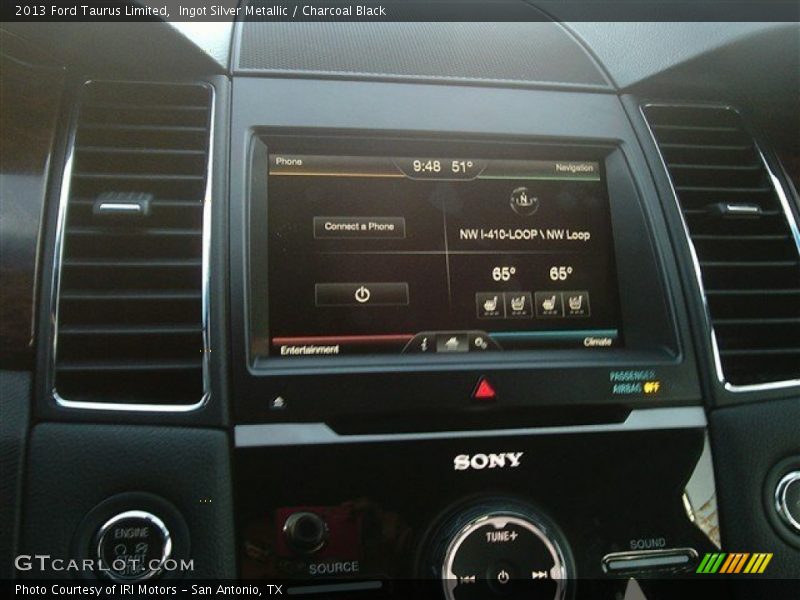 Ingot Silver Metallic / Charcoal Black 2013 Ford Taurus Limited