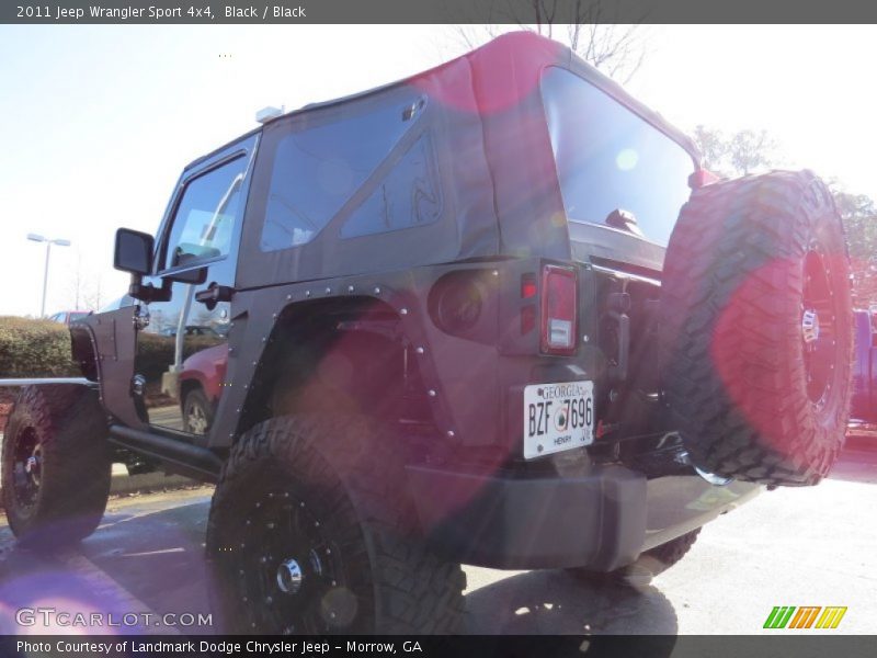 Black / Black 2011 Jeep Wrangler Sport 4x4