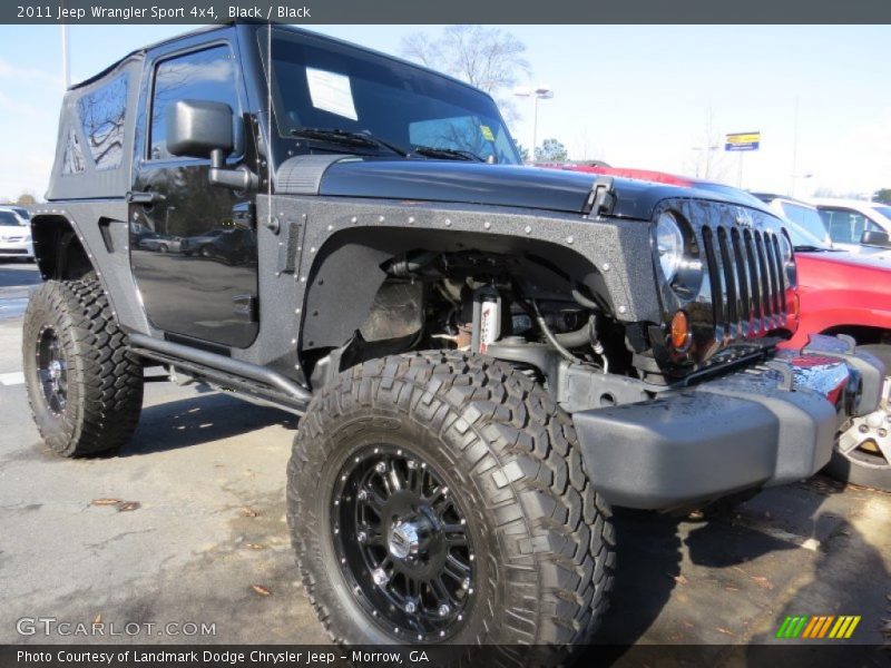 Black / Black 2011 Jeep Wrangler Sport 4x4