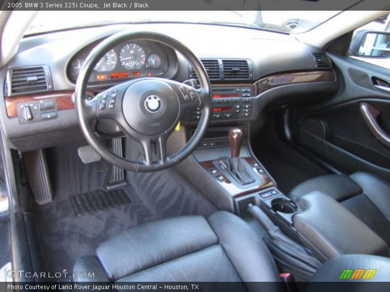 Black Interior - 2005 3 Series 325i Coupe 