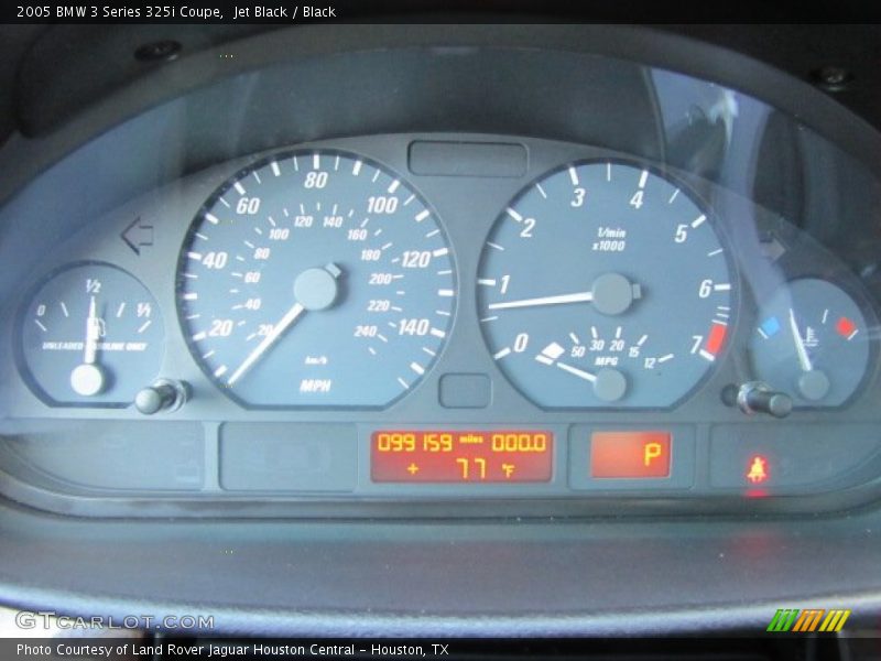  2005 3 Series 325i Coupe 325i Coupe Gauges