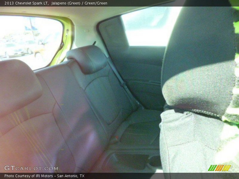 Jalapeno (Green) / Green/Green 2013 Chevrolet Spark LT